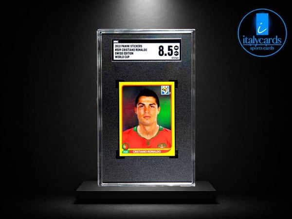 2010 PANINI SOUTHAFRICA WC CRISTIANO RONALDO GRADED SGC 8.5