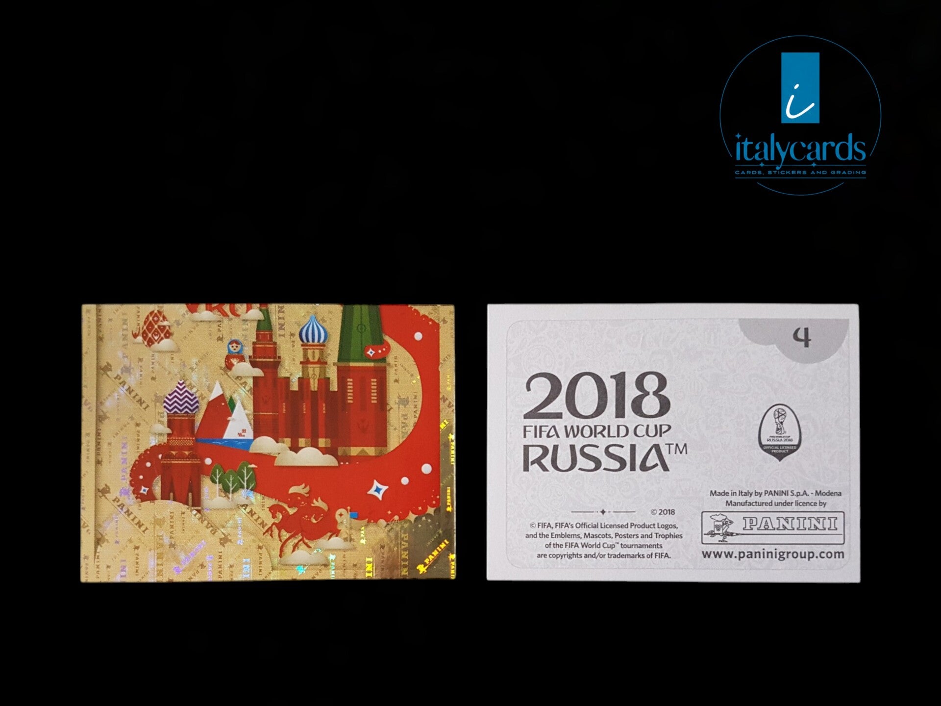 2018 PANINI RUSSIA WC STICKERS #4