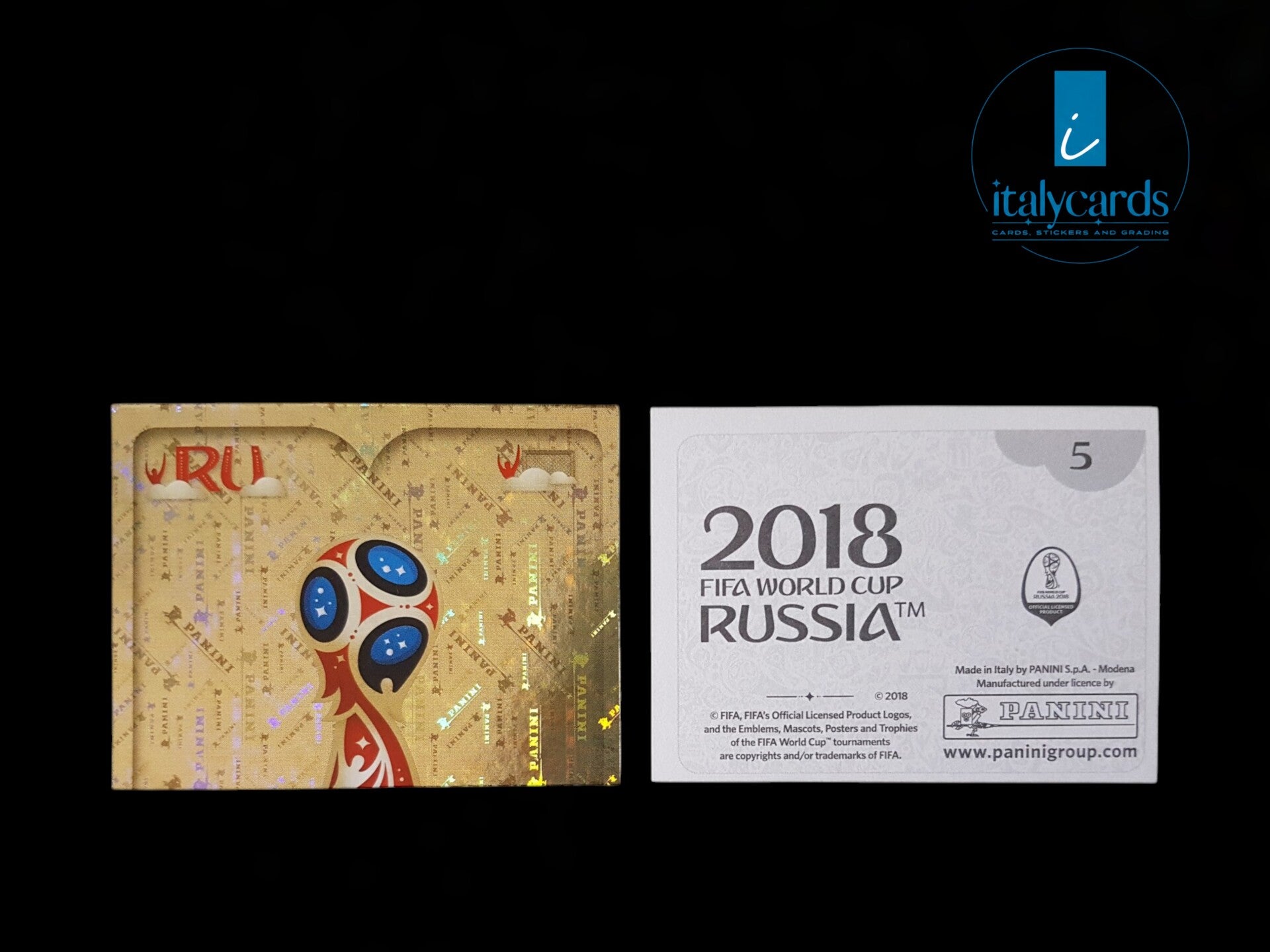 2018 PANINI RUSSIA WC STICKERS #5