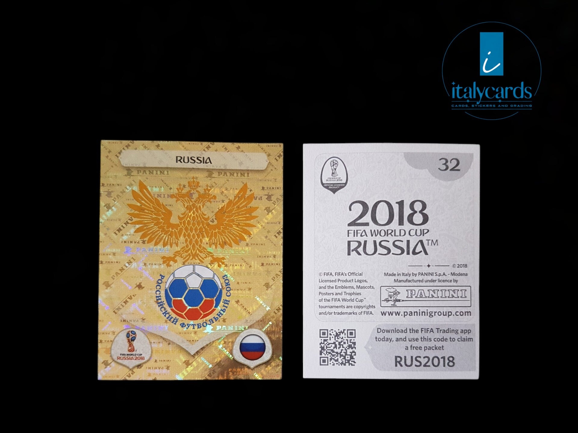 2018 PANINI RUSSIA WC STICKERS #32