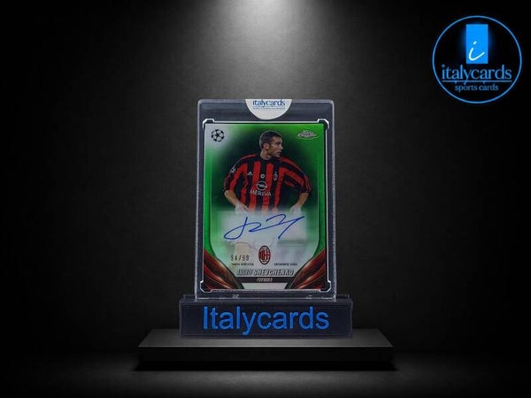 2023-24 TOPPS CHROME ANDRIY SHEVCHENKO AUTOGRAFO GREEN 94/99