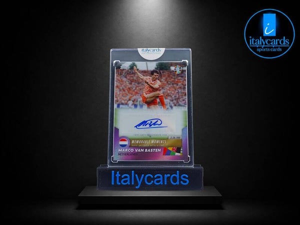 2023 TOPPS PLATINUM MARCO VAN BASTEN AUTOGRAFO PURPLE 02/25