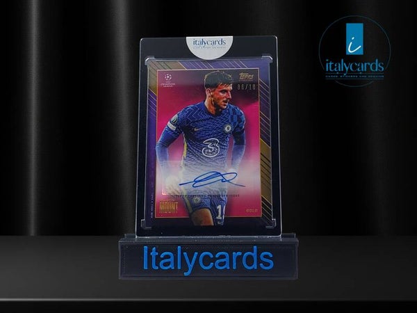 2021 TOPPS GOLD MASON MOUNT AUTOGRAFO PURPLE 06/10