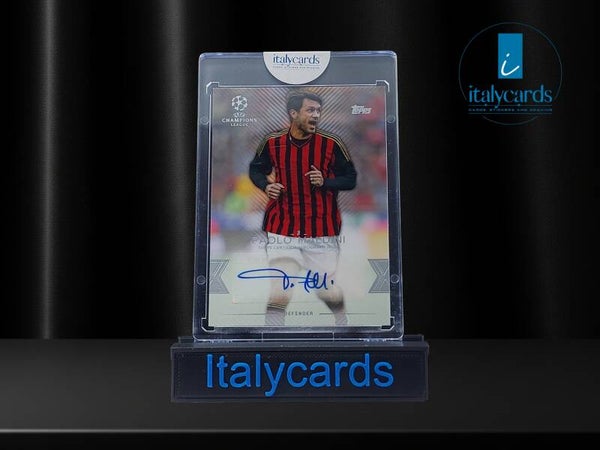 2016 TOPPS SHOWCASE UCL PAOLO MALDINI AUTOGRAFO BASE