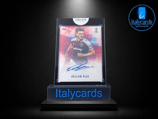 2021 TOPPS MASON MOUNT SET DECLAN RICE AUTOGRAFO PURPLE 04/10