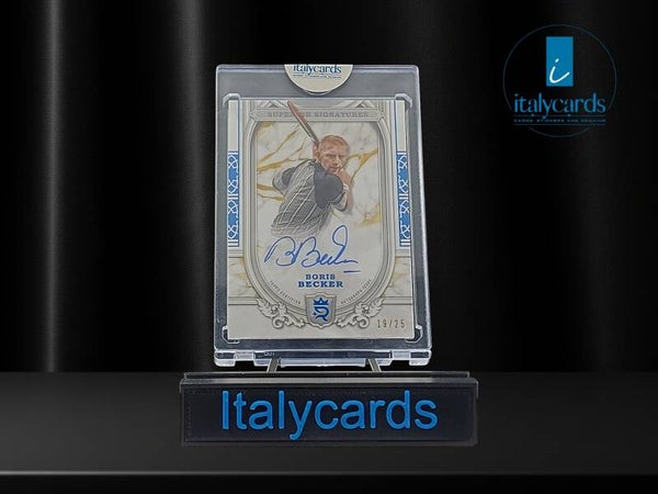 2024 TOPPS ROYALTY TENNIS BORIS BECKER AUTOGRAFO ON CARD 19/25