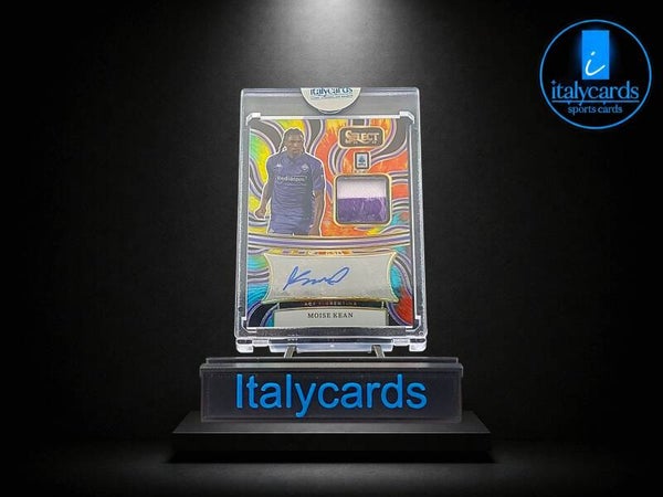 2024-25 PANINI SELECT SERIE A MOISE KEAN AUTOGRAFO TIE-DYE 13/25