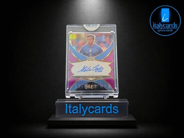2024-25 PANINI SELECT FIFA ALESSANDRO DEL PIERO AUTOGRAFO PURPLE 15/49