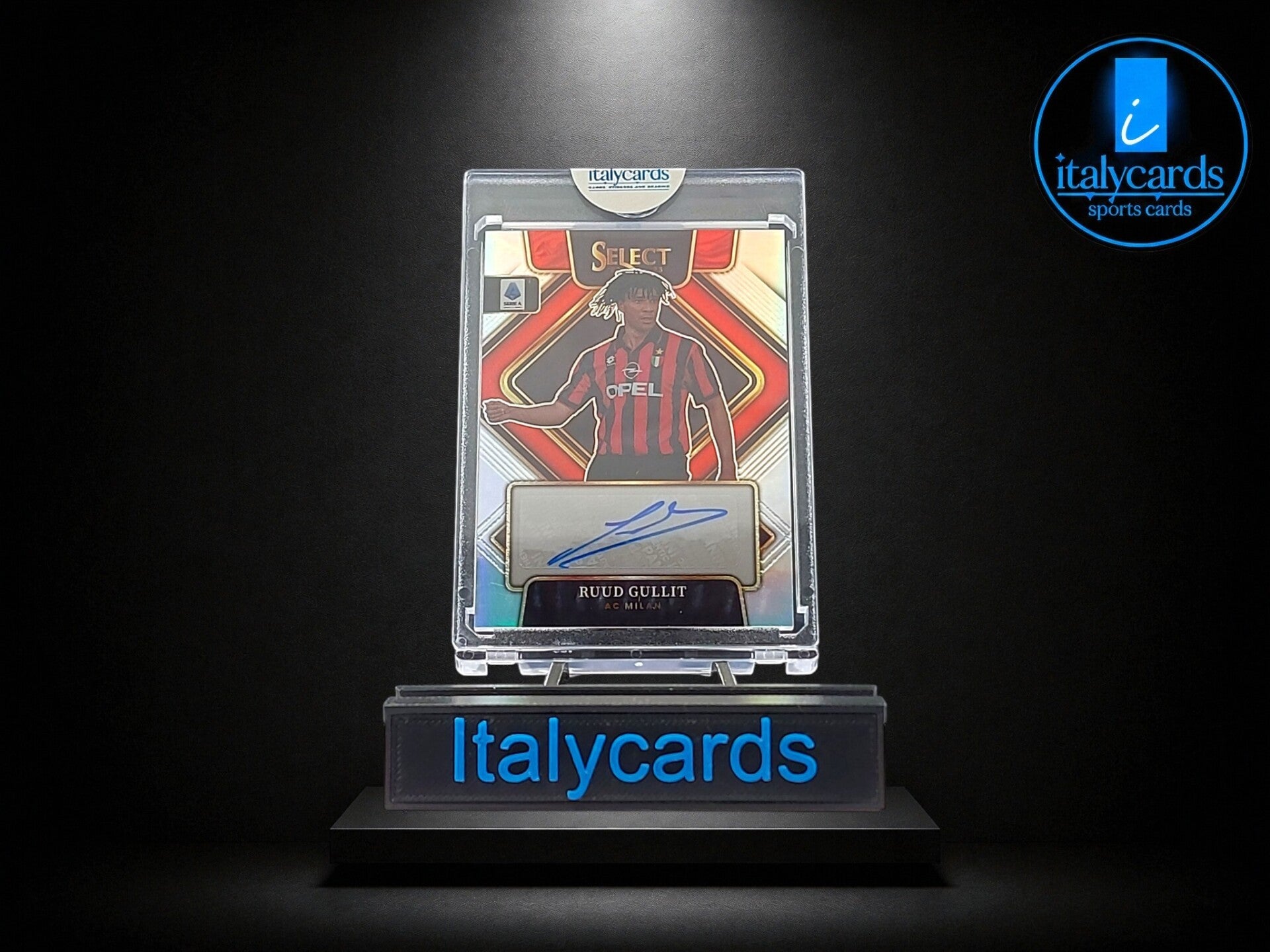2022-23 PANINI SELECT RUUD GULLIT AUTOGRAFO SILVER PRIZM
