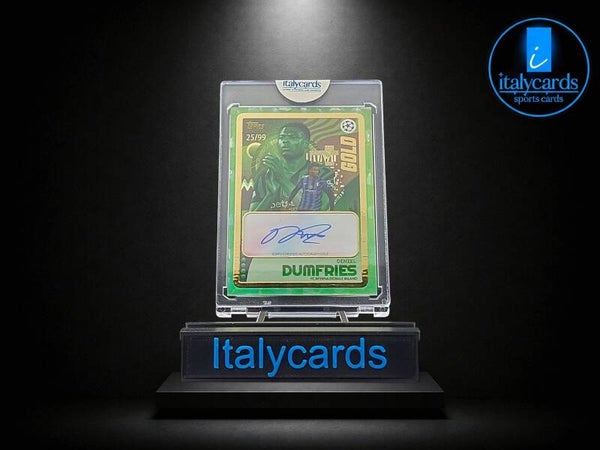 2024-25 TOPPS GOLD UCC DENZEL DUMFRIES AUTOGRAFO GREEN 25/99