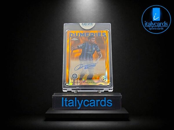 2024-25 TOPPS CHROME DENZEL DUMFRIES AUTOGRAFO ORANGE 07/25