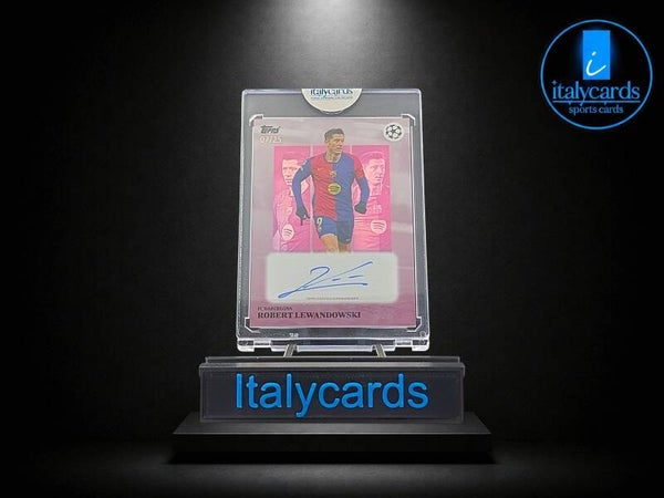 2024-25 TOPPS SIMPLICIDAD ROBERT LEWANDOWSKI AUTOGRAFO PURPLE 07/25