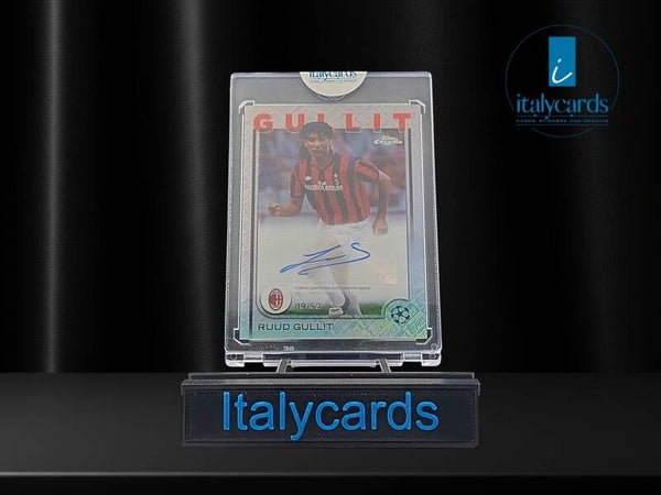 2024-25 TOPPS CHROME RUUD GULLIT AUTOGRAFO SILVER 09/52