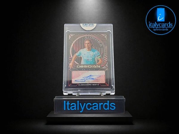 2021-22 PANINI OBSIDIAN ALESSANDRO NESTA AUTOGRAFO RED 12/25