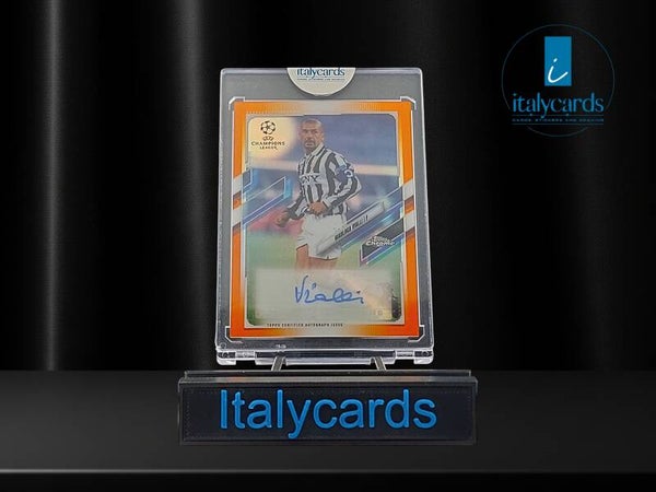 2021-22 TOPPS CHROME GIANLUCA VIALLI AUTOGRAFO ORANGE 13/25