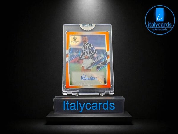 2021-22 TOPPS CHROME GIANLUCA VIALLI AUTOGRAFO ORANGE 13/25