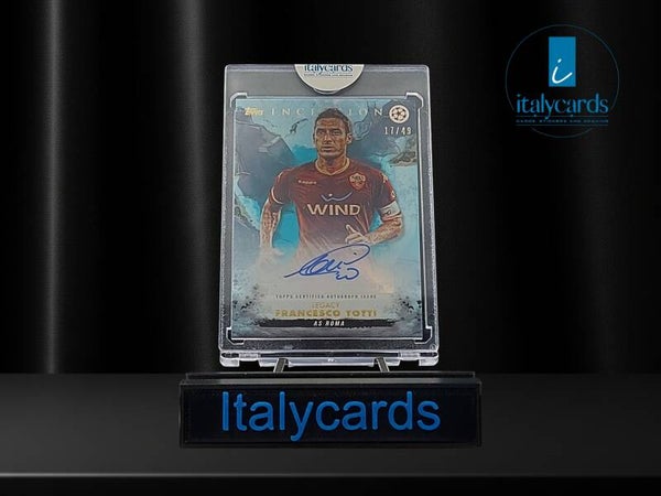 2023-24 TOPPS INCEPTION FRANCESCO TOTTI AUTOGRAFO BLUE 17/49