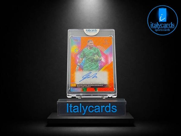 2023-24 TOPPS FINEST GIANLUIGI DONNARUMMA AUTOGRAFO ORANGE 20/25