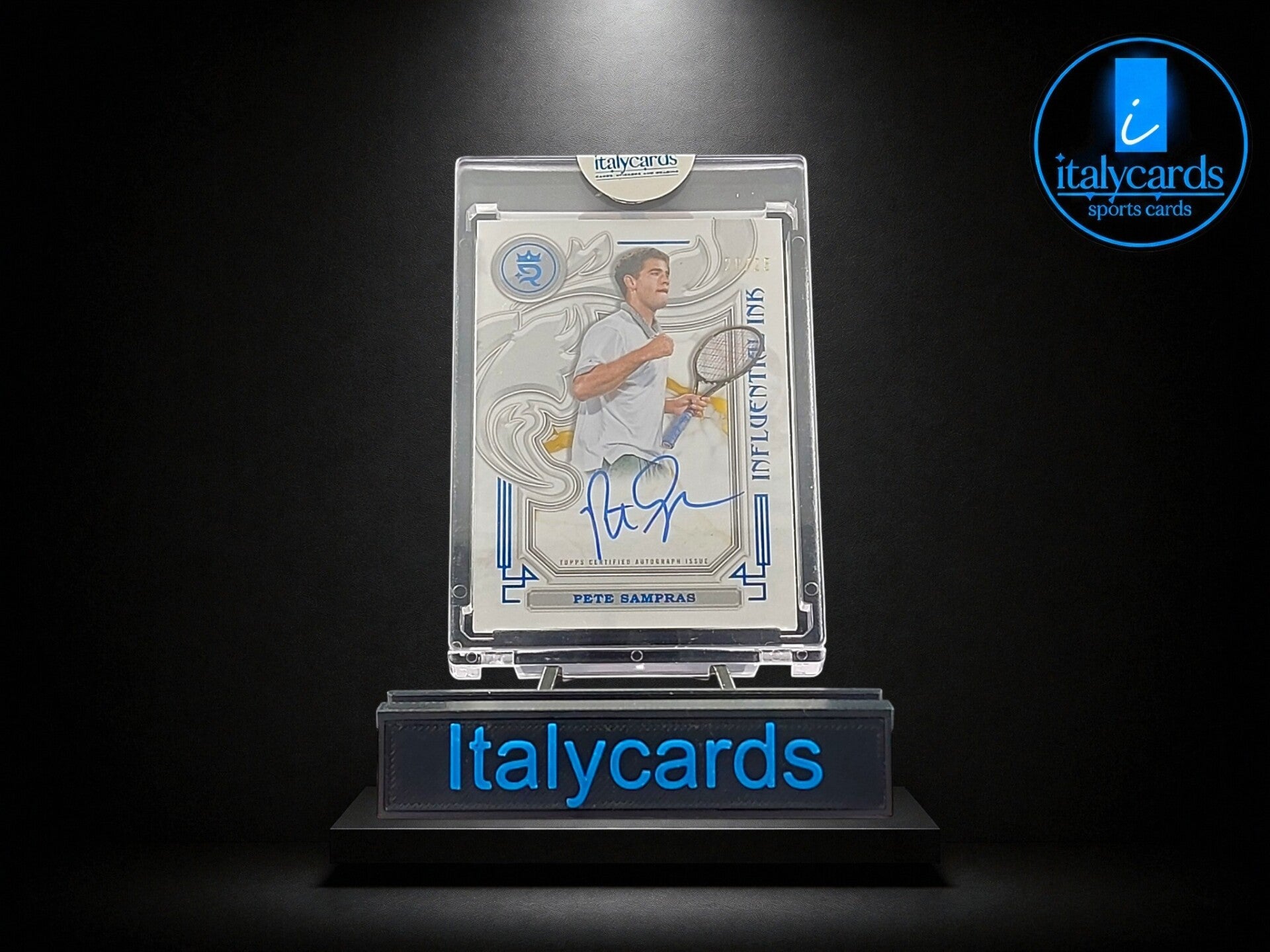 2024 TOPPS ROYALTY TENNIS PETE SAMPRAS AUTOGRAFO ON CARD 20/25