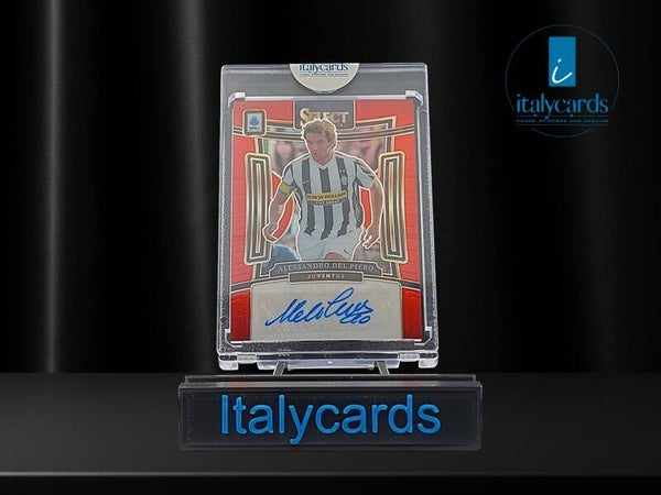 2023-24 PANINI SELECT SERIE A ALESSANDRO DEL PIERO AUTOGRAFO RED