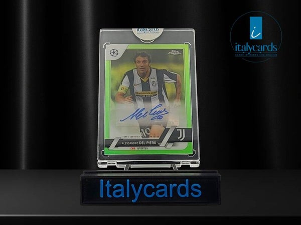 2022-23 TOPPS CHROME ALESSANDRO DEL PIERO AUTOGRAFO GREEN 71/99