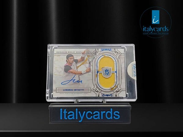 2024 TOPPS ROYALTY TENNIS LORENZO MUSETTI AUTOGRAFO + PATCH 04/25