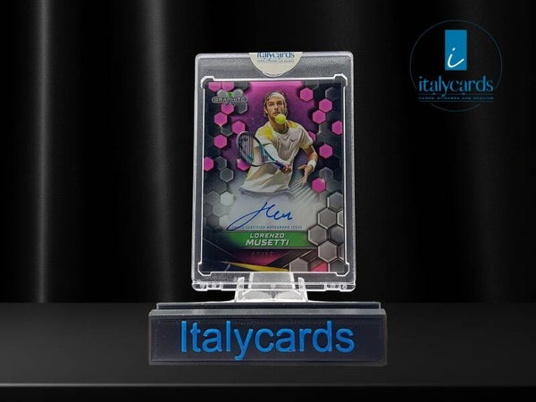 2024 TOPPS GRAPHITE TENNIS LORENZO MUSETTI AUTOGRAFO ON CARD 08/15