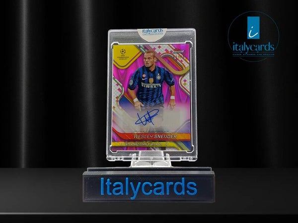 2024-25 TOPPS FINEST WESLEY SNEIJDER AUTOGRAFO MAGENTA 61/75