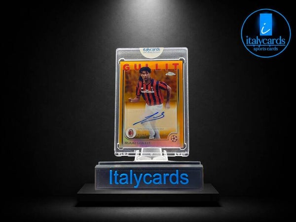2024-25 TOPPS CHROME RUUD GULLIT AUTOGRAFO ORANGE 21/25