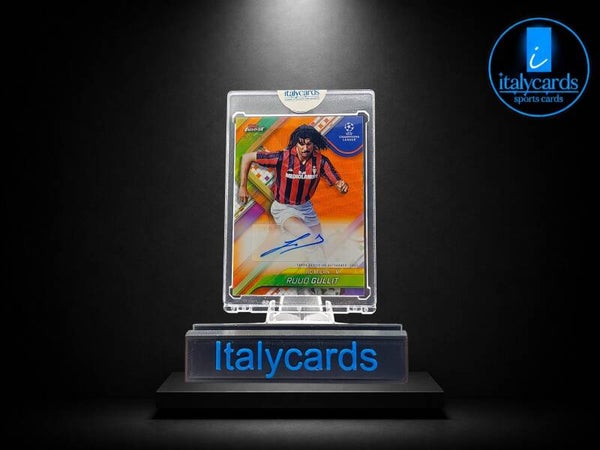 2024-25 TOPPS FINEST RUUD GULLIT AUTOGRAFO ORANGE 02/25