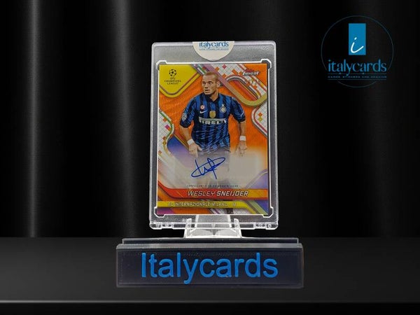 2024-25 TOPPS FINEST WESLEY SNEIJDER AUTOGRAFO ORANGE 08/25