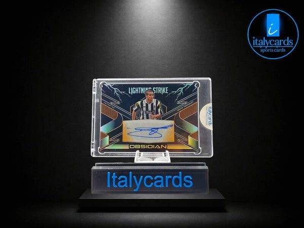 2020-21 PANINI OBSIDIAN DAVID TREZEGUET AUTOGRAFO ORANGE 28/50