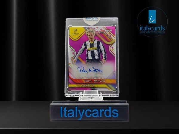 2024-25 TOPPS FINEST PAVEL NEDVED AUTOGRAFO MAGENTA 62/75