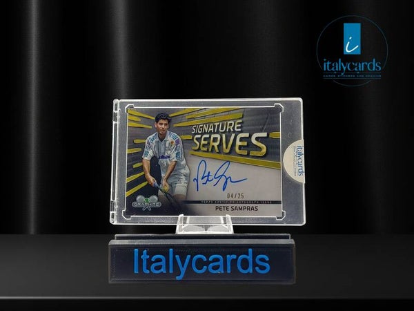 2024 TOPPS GRAPHITE TENNIS PETE SAMPRAS AUTOGRAFO ON CARD 04/25
