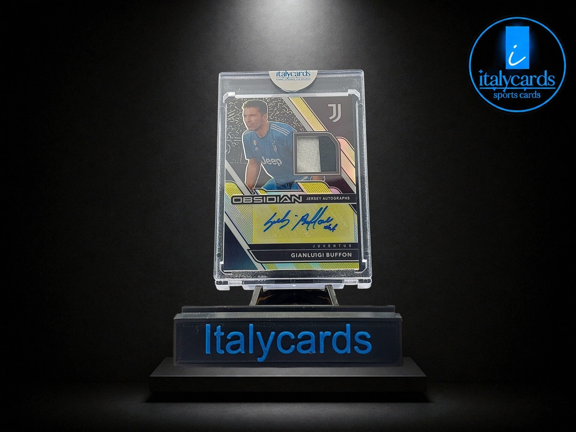 2020-21 PANINI OBSIDIAN GIANLUIGI BUFFON AUTOGRAFO + PATCH 3/5