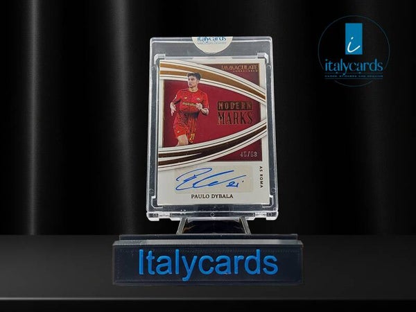 2022-23 PANINI IMMACULATE PAULO DYBALA AUTOGRAFO 45/58