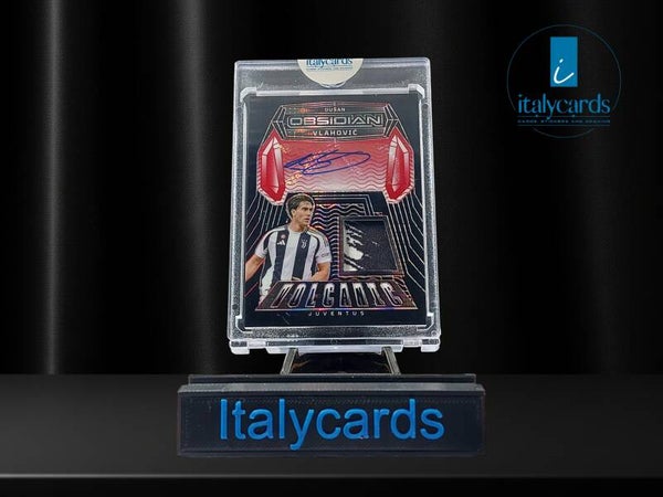 2024-25 PANINI OBSIDIAN DUSAN VLAHOVIC AUTOGRAFO + PATCH 08/18