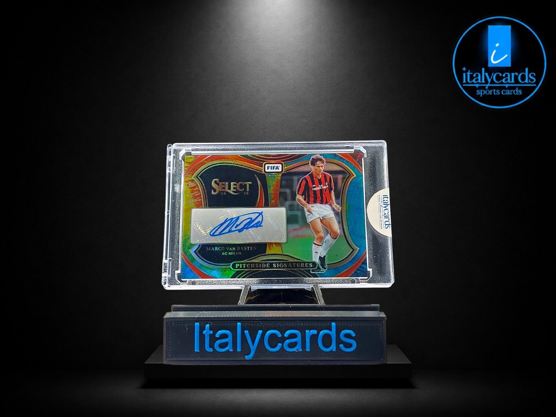 2024-25 PANINI SELECT FIFA MARCO VAN BASTEN AUTOGRAFO TIE-DYE 16/25