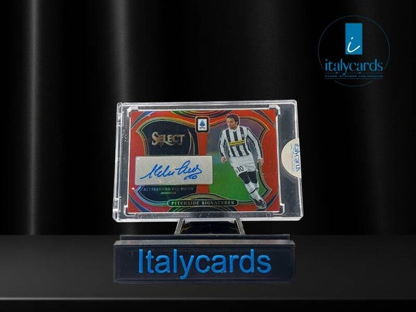 2024-25 PANINI SELECT SERIE A ALESSANDRO DEL PIERO AUTOGRAFO RED
