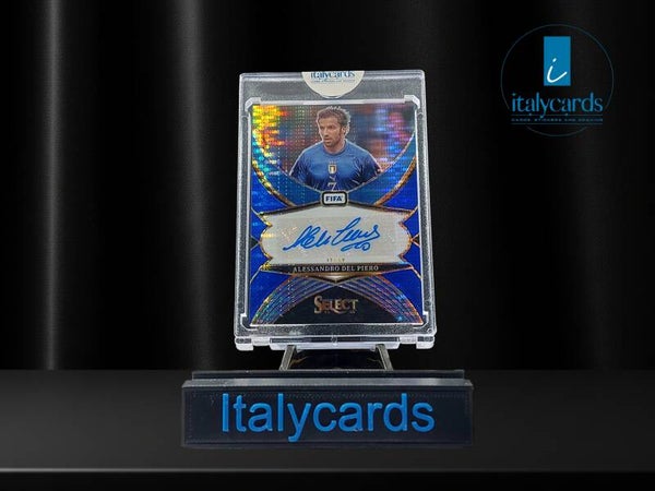 2024-25 PANINI SELECT FIFA ALESSANDRO DEL PIERO AUTOGRAFO BLUE PULSAR