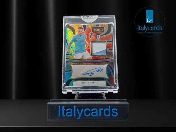 2024-25 PANINI SELECT SERIE A CIRO IMMOBILE AUTOGRAFO TIE-DYE 04/25