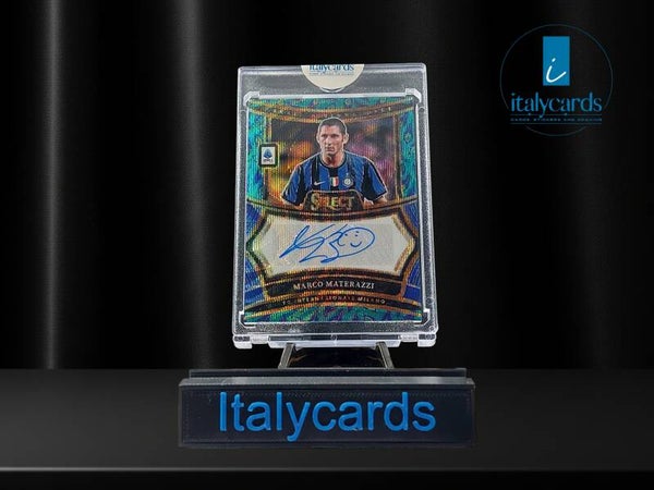 2024-25 PANINI SELECT SERIE A MARCO MATERAZZI AUTOGRAFO PEACOCK
