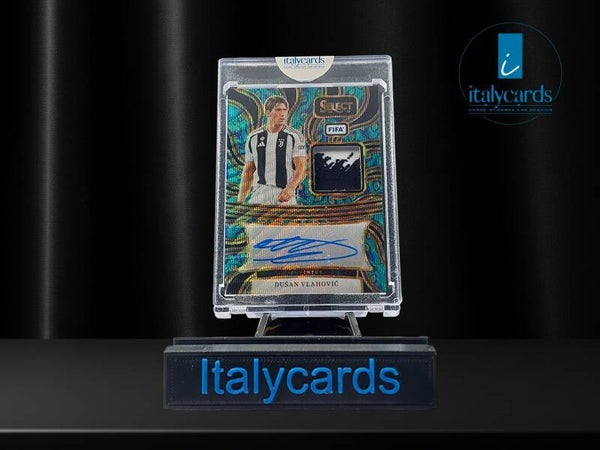 2024-25 PANINI SELECT FIFA DUSAN VLAHOVIC AUTOGRAFO + PATCH PEACOCK #2