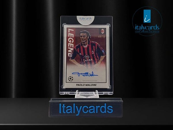 2021-22 TOPPS MERLIN 97 PAOLO MALDINI AUTOGRAFO 08/10