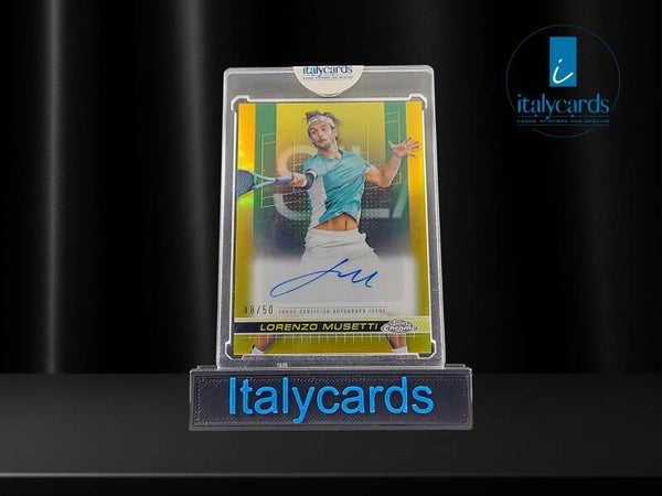 2024 TOPPS CHROME TENNIS LORENZO MUSETTI AUTOGRAFO 48/50