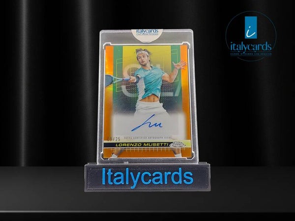 2024 TOPPS CHROME TENNIS LORENZO MUSETTI AUTOGRAFO 09/25