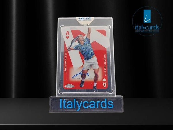 2024 TOPPS CHROME TENNIS LORENZO MUSETTI AUTOGRAFO BASE #1