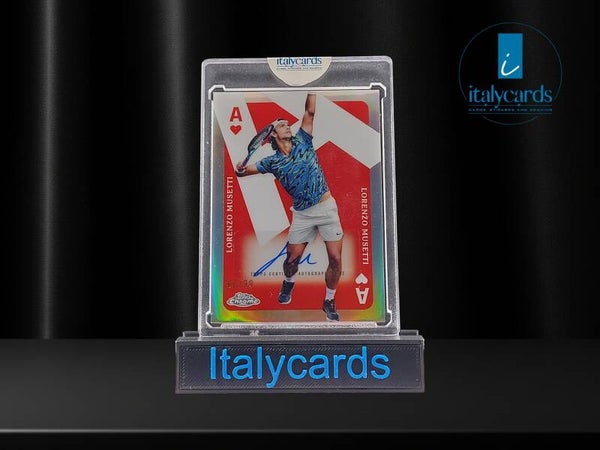 2024 TOPPS CHROME TENNIS LORENZO MUSETTI AUTOGRAFO 66/99