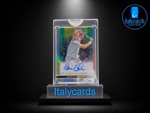2024 TOPPS CHROME TENNIS BORIS BECKER AUTOGRAFO REFRACTOR 41/99