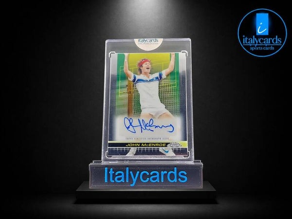 2024 TOPPS CHROME TENNIS JOHN MCENROE AUTOGRAFO REFRACTOR